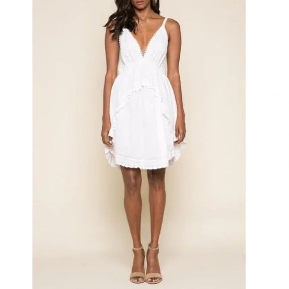 ANTHROPOLOGIE Raga Aviana Eyelet Short Dress - Picture 1 of 6